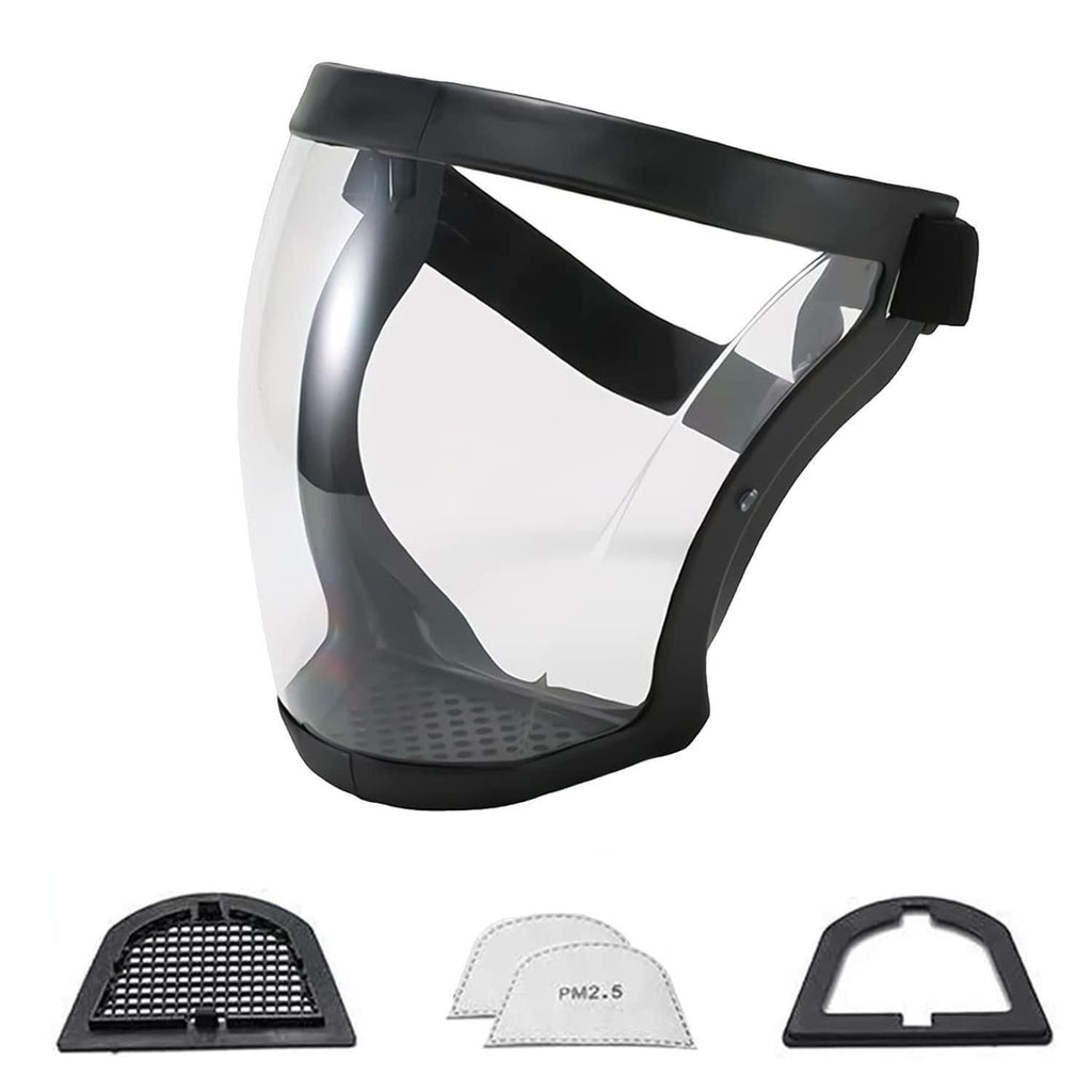 ClearVision Full Face Mask - Anti-Fog Transparent Protection for Comfort and Clarity