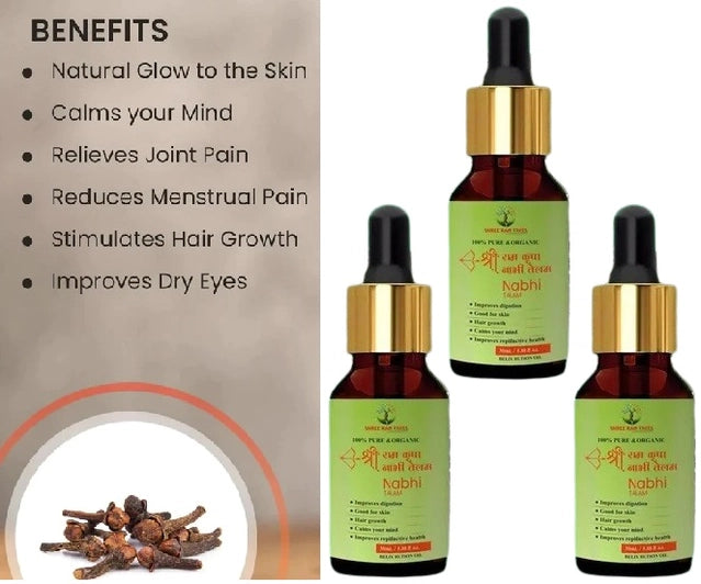 Ramban Nabhi Oil (30 ml, Pack of 3)